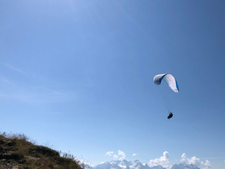 Le moment était enfin venu: le vol en parapente martifuture